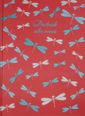 Дневник школьный "Яркие стрекозы" (твердая обложка, ткань) (44146)