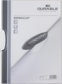 Папка с фигурным клипом "Swingclip" (А4, белый) (226002)