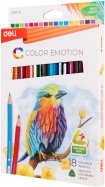 Карандаши "Color Emotion" (18 цветов, трехгранные) (EC00210)