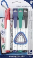 Набор маркеров для досок "Triplus" (4 цвета) (3551B-SBK4)