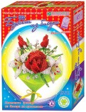 Набор для детского творчества. Изготовление букета из бисера "Розы и лилии" (АА 42-620)