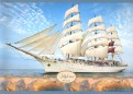 Альбом для рисования 30 листов "Корабль" (АЛ301462)
