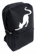 Рюкзак со светящимся принтом "Кошка" (46353)