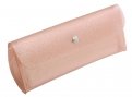 Пенал-косметичка "Tinsel" розовый, кнопка (ISP026)