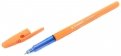 Ручка шариковая "Liner Pastel 808 F" (синяя, персиковый корпус) (808FP/41-1)