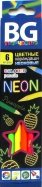 Карандаши цветные круглые "Neon" (6 цветов) (KR6C_neo 4663)