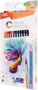Карандаши 12 цветов акварельные Color Emotion липа (EC00700)