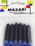 Набор картриджей для перьевой ручки (6 штук, синие) (M-7941-6орр-70)