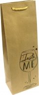 Пакет из крафт-бумаги "Taste me" 12,7х36х8,3см (79122)