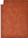 Бизнес-блокнот "Снейк" (98 листов, А5, коричневый) (47609)