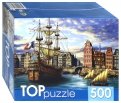 TOPpuzzle-500 "Корабли в старом порту" (ХТП500-4236)