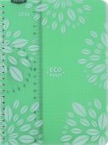 Тетрадь "ECO BOOK", мятная (96 листов, А5, клетка) (84002)