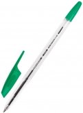 Ручка шариковая "Brauberg X-333" зеленая (142408)