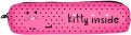 Пенал-тубус школьный "Котеночек розовый" (одно отделение, без наполнения, силикон) (14-011/02)