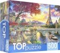 TOPpuzzle-500 "Париж на закате" (ХТП500-6825)