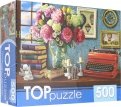 TOPpuzzle-500 "Натюрморт с печатной машинкой" (ХТП500-6828)
