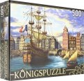 Puzzle-500 "Корабли в порту" (ХК500-6321)