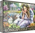 Puzzle-500 "Ангелочек и кролики" (ХК500-6309)
