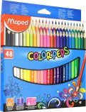 Карандаши цветные "Color'Peps" (48 цветов) (832048)