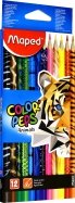 Карандаши цветные "Color'Peps Animals" (12 цветов) (832212)
