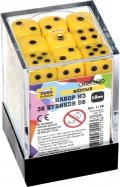 Набор игровых кубиков "36D6", желтый (1136)