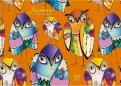 Альбом для рисования "Яркие совы" (20 листов, А4, гребень) (АСБ201901)