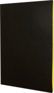 Тетрадь "In Black. Желтый" (80 листов, А4-, клетка, искуственная кожа) (ТКИБ4804523)