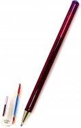 Ручка гелевая с двухцветными чернилами "Hybrid Dual Metallic" (1.0 мм, розовый + синий) (K110-DCPX)