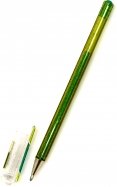 Ручка гелевая с двухцветными чернилами "Hybrid Dual Metallic" (1.0 мм, желтый + зеленый) (K110-DDGX)