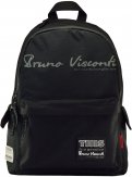 Рюкзак молодежный "Original" (черный с серыми надписями) (12-003/45)
