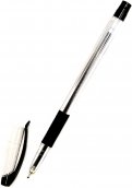 Ручка шариковая 0.7 мм "SLIMO GRIP" черная (829277)
