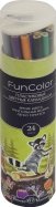 Карандаши цветные пластиковые 24 цвета "FUNCOLOR" 4 вида (30-0087)