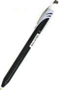 Ручка гелевая автоматическая "Energel" одноразовая, черная (BL437-A)