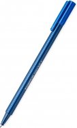 Ручка шариковая трехгранная "Triplus Ball F" (0,3 мм, синий) (437F-3)