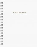 Bullet Journal (Белый) 162x210 мм, твердая обложка, пружина, блокнот в точку, 120 страниц
