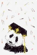 Блокнот "Панда и заколки" (18 листов, А6, нелинованный)