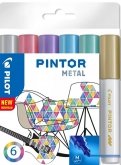 Маркеры "Pintor Metal" (6 цветов) (M-S6)