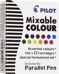 Набор картриджей для ручки "Parallel Pen" (12 цветов) (IC-P3-AST)