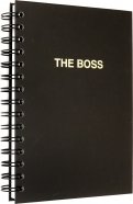 Ежедневник недатированные "The Boss" (А5, 224 страницы, твердый переплет, черный)