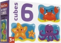 Кубики "BABY TOYS. Обитатели моря" (6 штук) (03532)