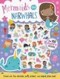 Mermaids and Narwhals Puffy Stickers book