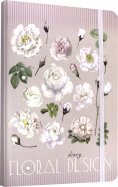 Ежедневник недатированный "Нежные цветы" (80 листов, А5) (С3354-06)