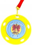 Медаль акриловая "Выпускник 2020" (голубой фон)