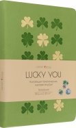 Книга для записей "LUCKY. Зеленый" (80 листов, B6, линия) (КЗЛЮФК6803164)