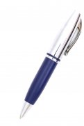 Ручка шариковая автоматическая "Jazz Velvet K35 темно-синий" (синяя) (PL58629)