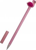 Ручка с фигуркой "Фламинго" (розовая)