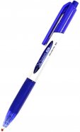 Ручка шариковая автоматическая 0.7 мм "Deli" синяя (EQ11-BL X-tream)
