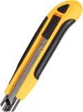 Нож канцелярский "Deli, желтый", 18 мм (E2091)