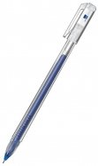 Ручка гелевая "Pin" синяя, 0,5 мм, трехгранный корпус (GP_064524)