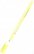 Ручка шариковая 0,5 мм, желтый корпус, синяя